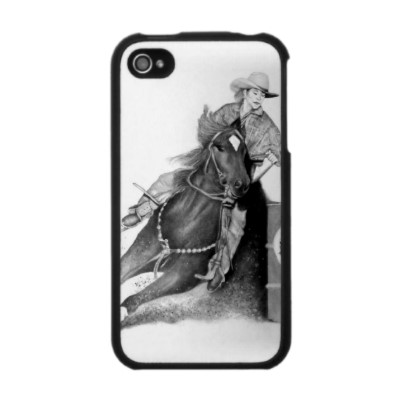 Barrell Racer Phone Cover made with sublimation printing